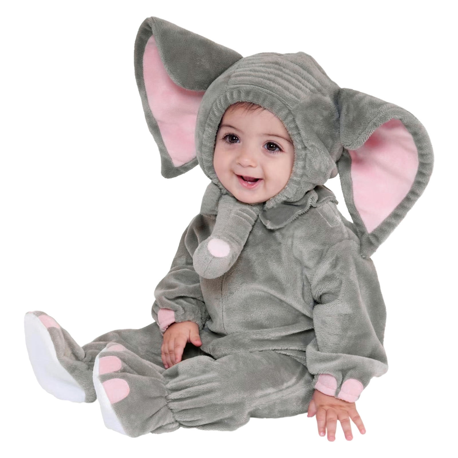 Baby Winter Baby Romper Baby Boys Hooded Jumpsuit Soft Baby Long Sleeve Romper Baby Christmas Animals Jumpsuit for Toddler Girls Boys 3-6 Months